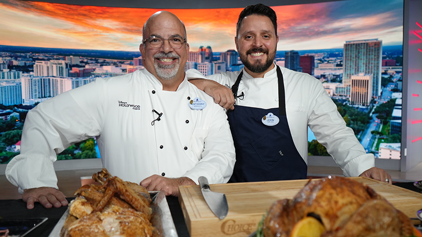 Two chefs from Fox 35