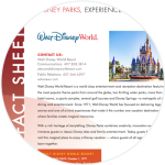 Thumbnail of Walt Disney World Resort Fact Sheet PDF