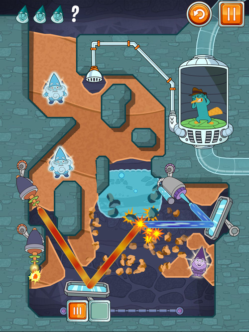 20 New Laser-Reflecting Levels for Hit Mobile Puzzler “Where’s My Perry?”