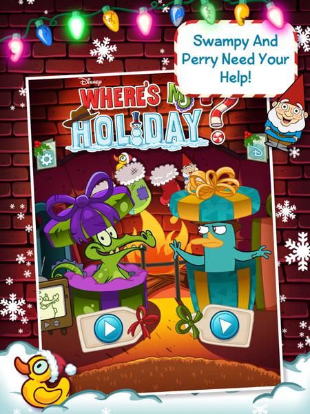 Disney Mobile Games Gifts ‘Where’s My Holiday?’ in Time for Christmas