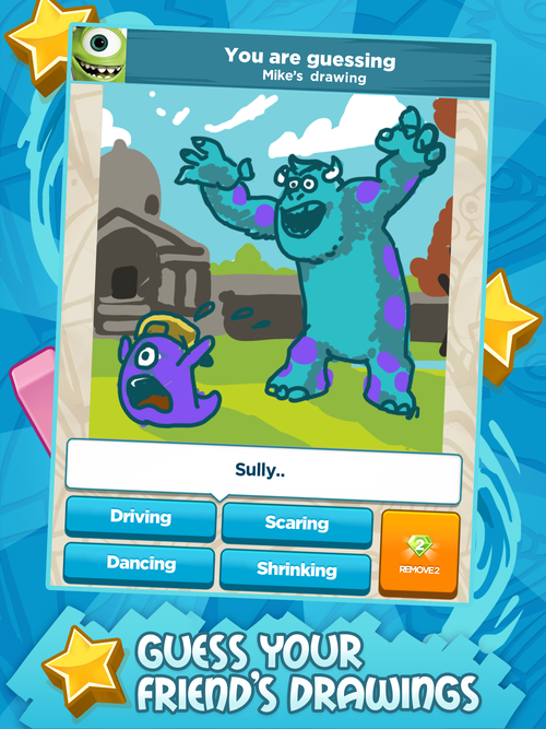 Sketch to Impress in Disney Social Games’ All-new, ScribbleMix!