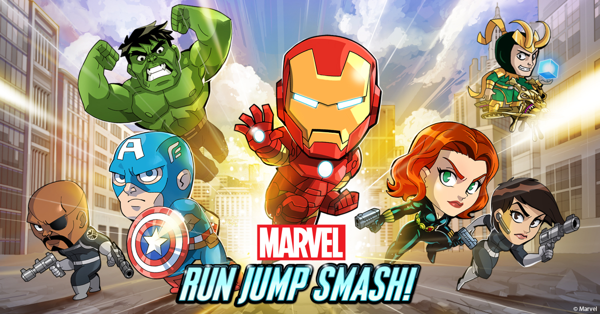 Save the World in Marvel Run Jump Smash! Now Available on iOS, Android, and Windows Devices