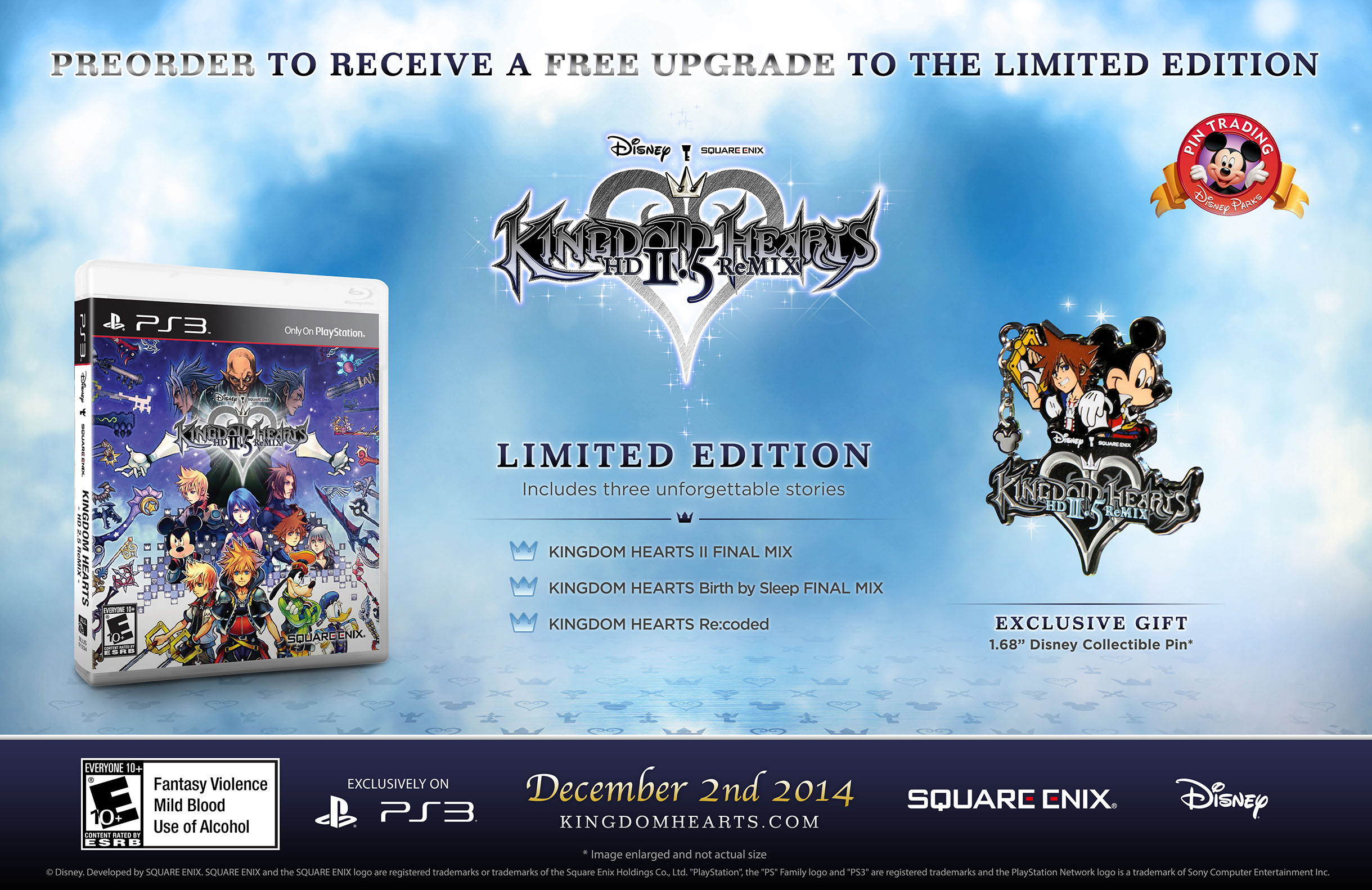 Kingdom Hearts HD 2.5 ReMIX Announces Pre-Order Limited Edition
