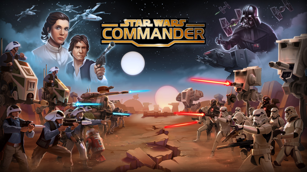 Choose a Side and Build an Unstoppable Force in the Mobile Game “Star Wars™: Commander”