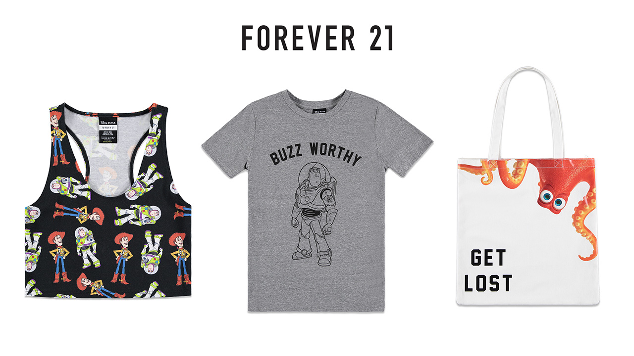 Forever 21 Launches Limited-Edition Disney·Pixar Capsule Collection