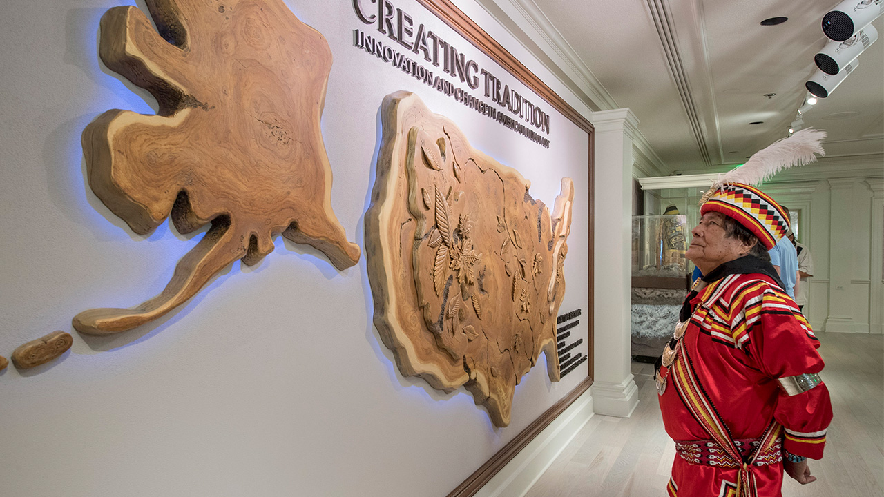 “Creating Tradition: Innovation and Change in American Indian Art” debuts inside The American Adventure pavilion at Epcot