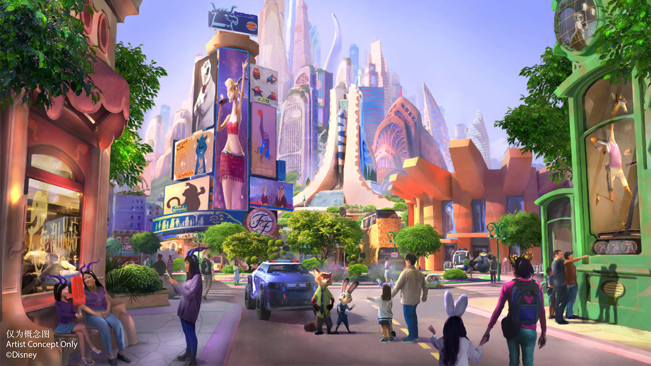 Shanghai Disney Resort Announces New Zootopia-themed Expansion at Shanghai Disneyland