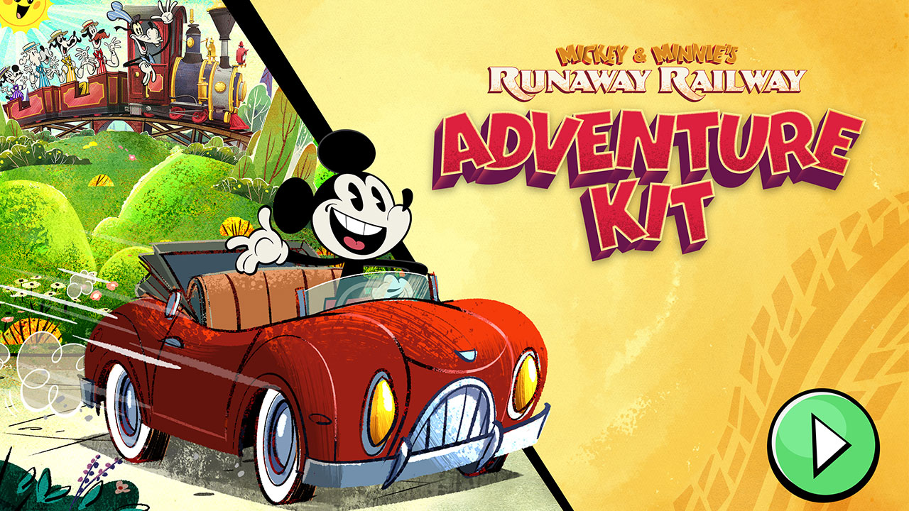 Mickey & Minnie’s Runaway Railway: Adventure Kit – An All-New Game in DisneyNOW
