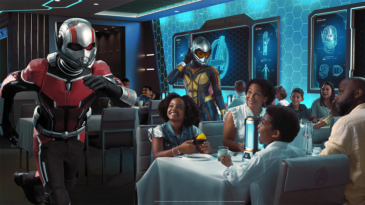 Supersized Adventure: Disney Cruise Line Premiering ‘Avengers: Quantum Encounter’ Dining Experience Aboard Disney Wish