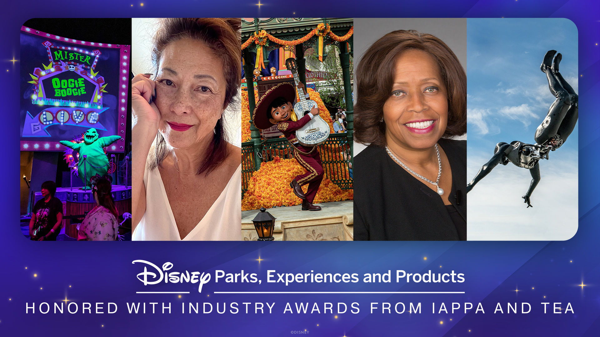 Disney Parks, Experiences and Products Honored with Industry Awards, Imagineers Recognized by Themed Entertainment Association