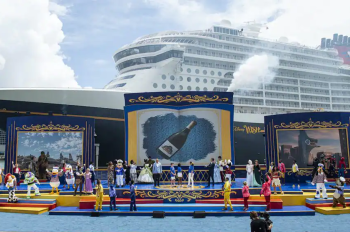 Disney Cruise Line Officially Welcomes Disney Wish During Enchanting Christening Celebration