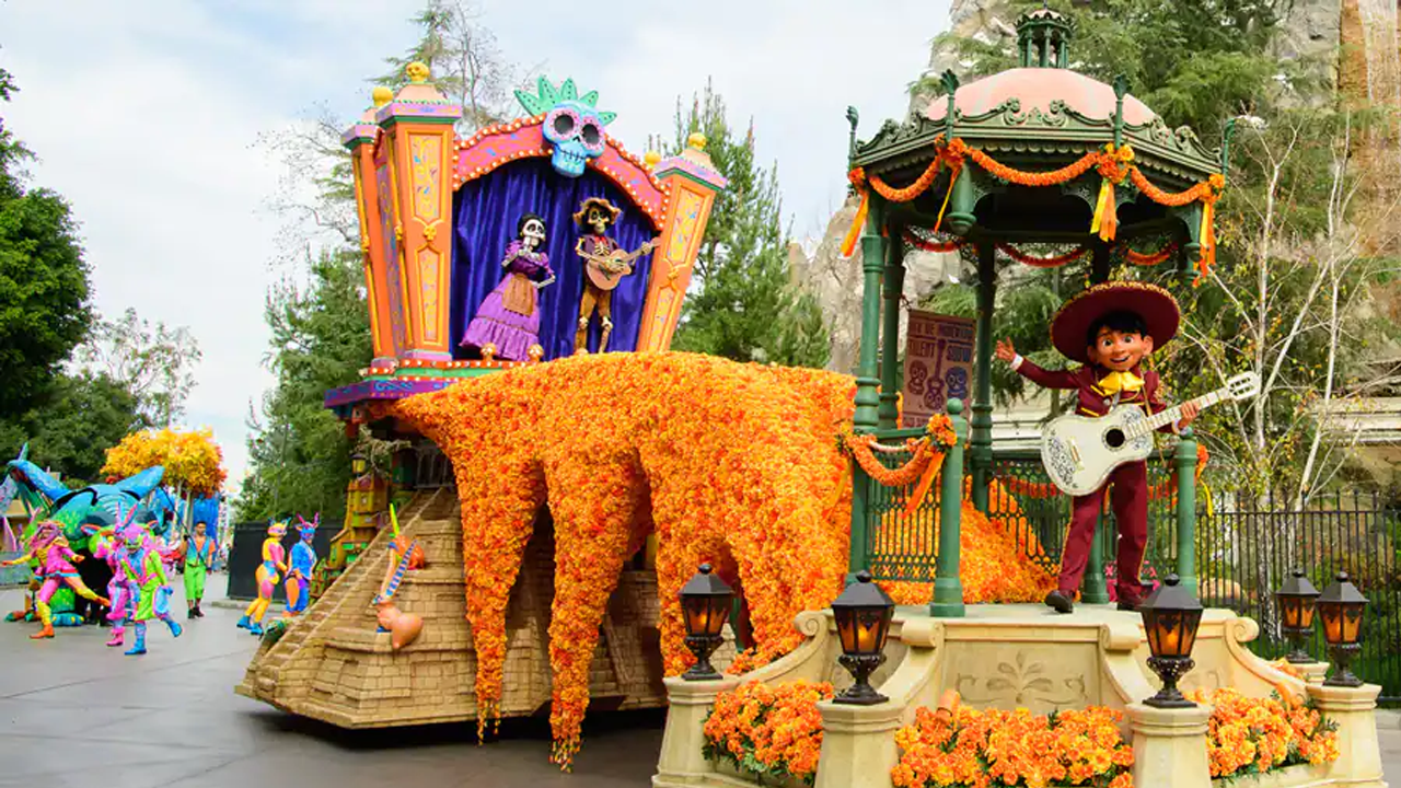 Coco float during the parade. 