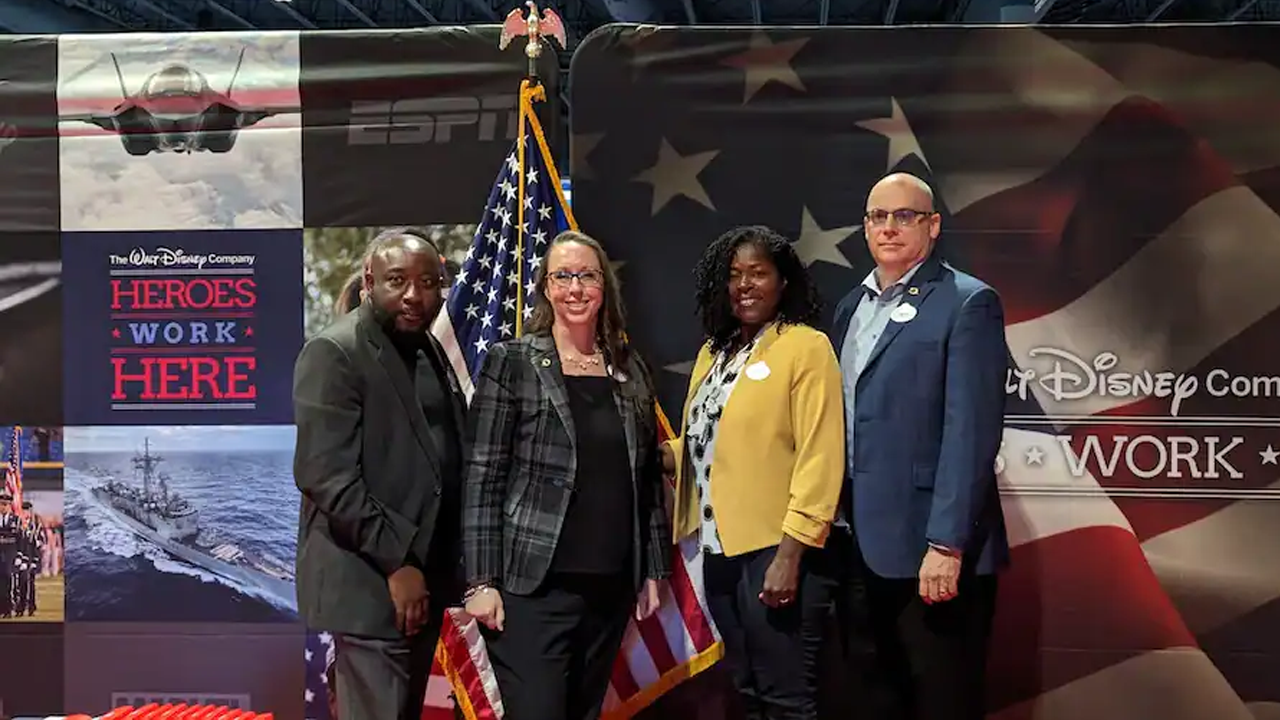 Gardimy Fleurius, Laura Nugent, Tinisha Agromante and Kevin Preston posing for a photo. 