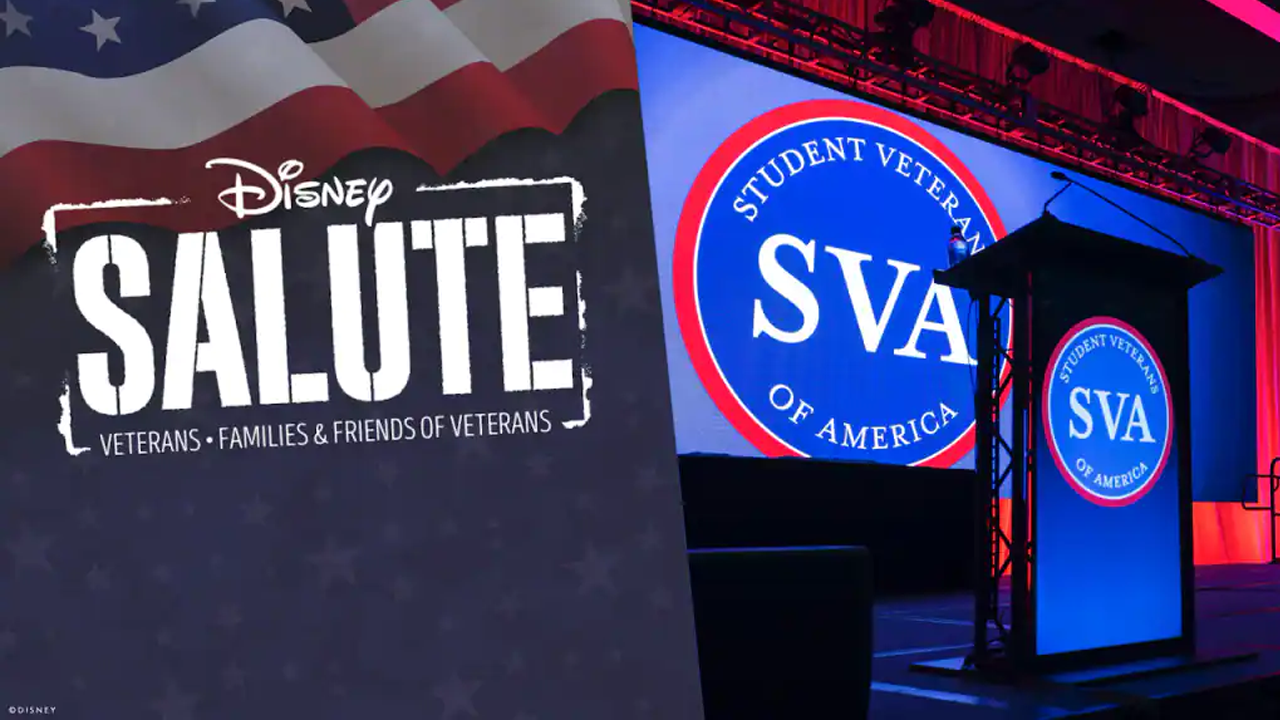 SALUTE logo and SVA stage