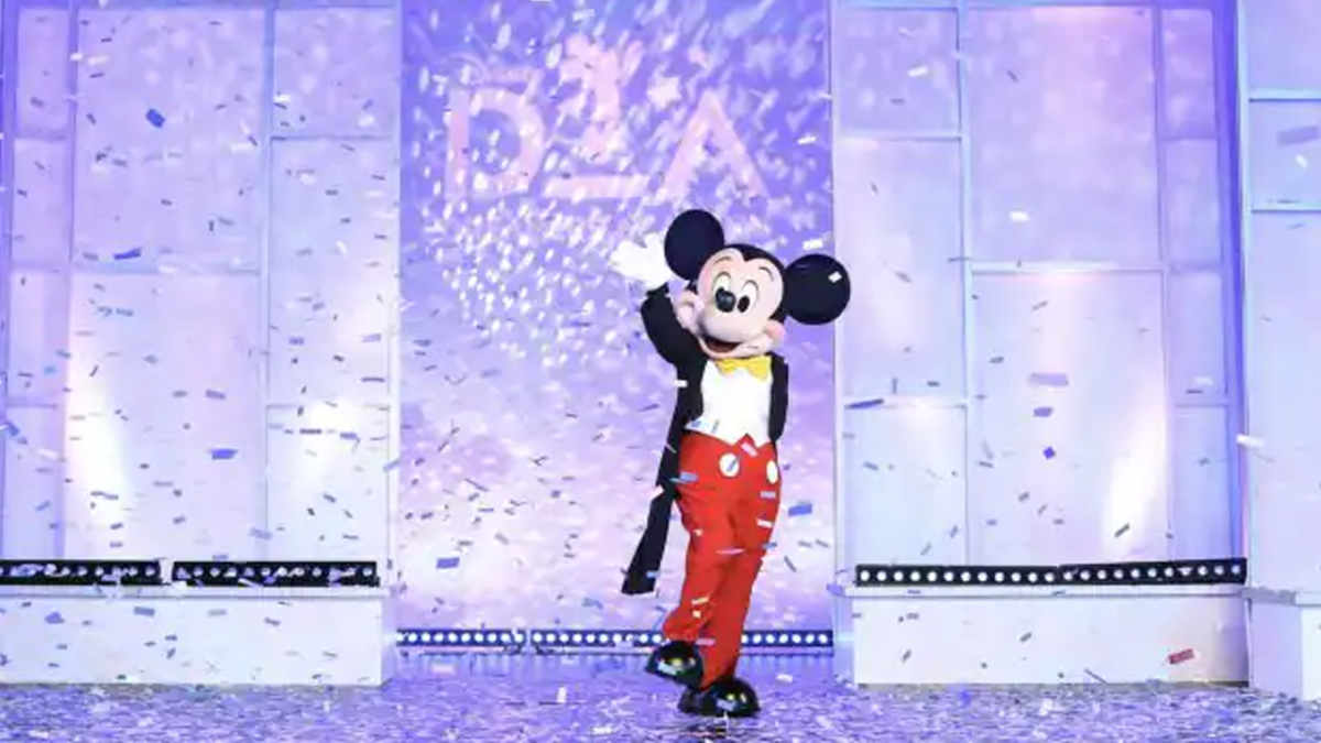 Mickey Mouse onstage at Good Morning America