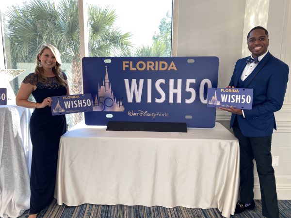 Disney and Make-A-Wish Foundation New Plate
