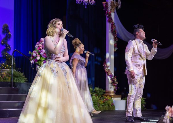 Wish kid Mikayla's dream comes true as she sings on stage at Disney World In a stunning ball gown.