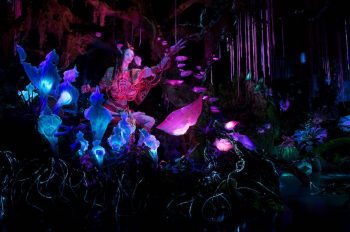 An Avatar on the Navi River Journey at Disney's Animal Kingdom