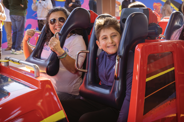 Make a Wish kid Ross rides Incredicoaster with Imagineer at Disney California Adventure