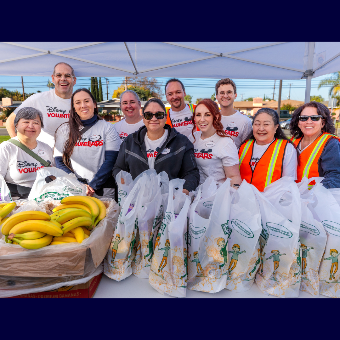 Disney VoluntEARS participate in Northgate González Market volunteer opportunity at the James Madison Elementary School in Anaheim.