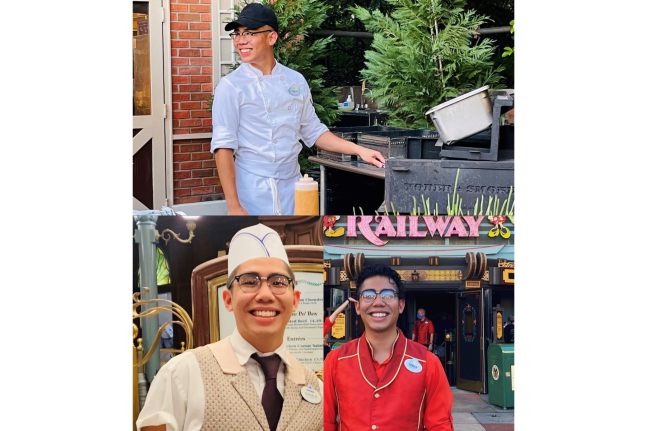 Gerald participating in many Disney Programs, including the Disney College Program at Walt Disney World Resort and a Disney Internship at Disneyland Resort.