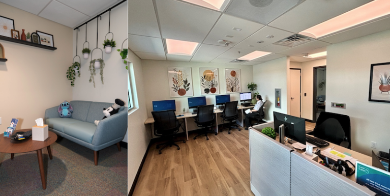 Interior views of the newly unveiled Cast Care Center