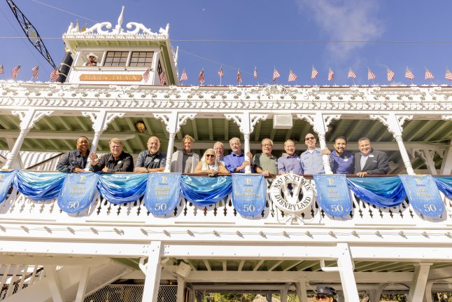 50 & 55 Year Service Celebration Honorees Aboard the Mark Twain.