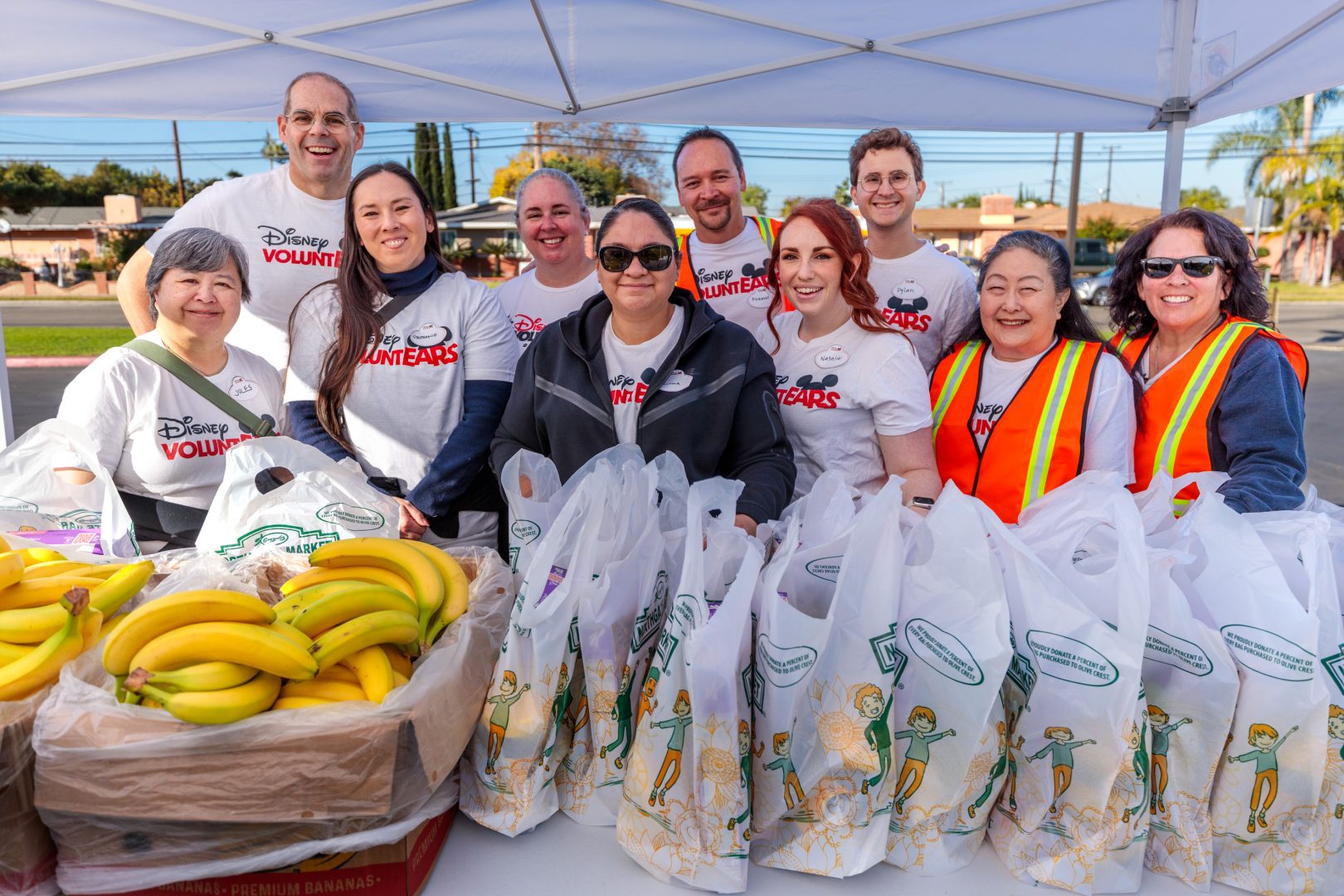 Disney VoluntEARS participate in Northgate González Market volunteer opportunity at the James Madison Elementary School in Anaheim.