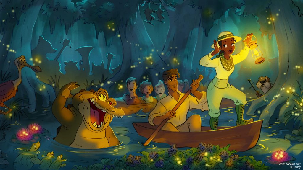 New Rendering for Upcoming Attraction Inspired by ‘The Princess and The Frog’